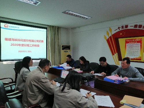 永安雙華公司鄧焱珍：?？萍o(jì)委到雙華公�?020年度紀(jì)檢工作檢查~1.jpg