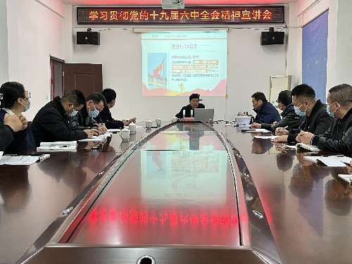 福安分公司盧春雨：圖�?2�?0日海峽科化公司黨委委員、紀委書記何浦寨到福安分公司宣講黨的十九屆六中全會精神~1.jpg