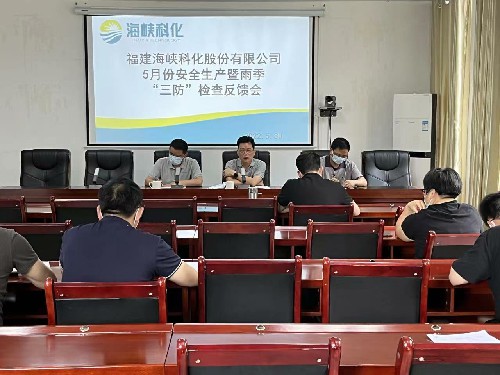 g龍巖分公�?郭芳�?海峽科化公司黨委副書記、總經(jīng)理顏建議到龍巖分公司開�?月份安全生產(chǎn)暨雨季“三防”檢查~1.jpg